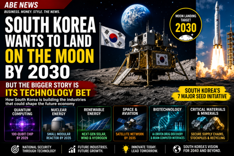 🇰🇷 South Korea Wants to Land on the Moon by 2030 — But the Bigger Story Is Its Technology Bet