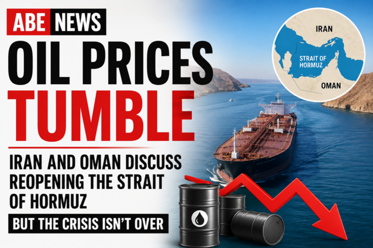 Oil Prices Tumble as Iran and Oman Discuss Reopening the Strait of Hormuz — But the Crisis Isn’t Over