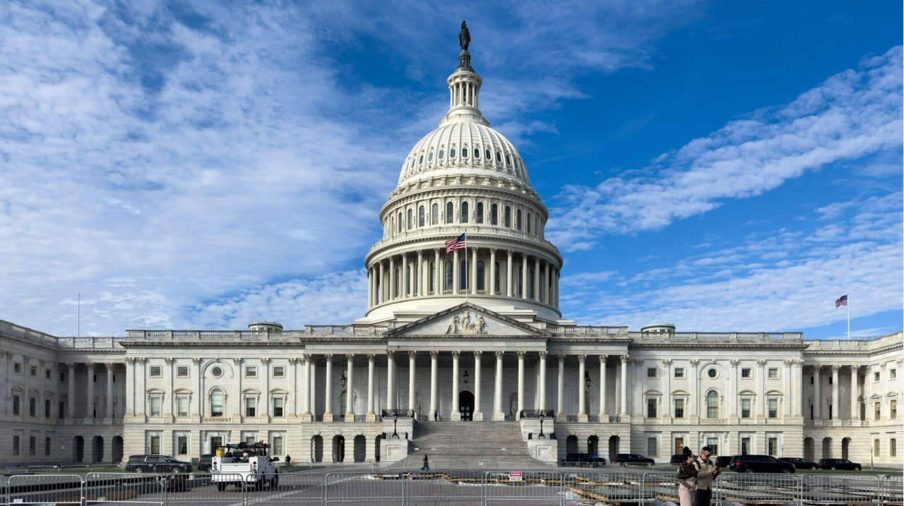 Government building representing political authority