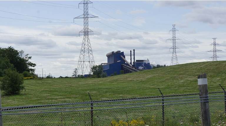 Steel manufacturing facility in Ontario, Canada.