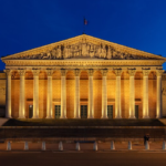 Palais Bourbon, home of the French National Assembly in Paris.