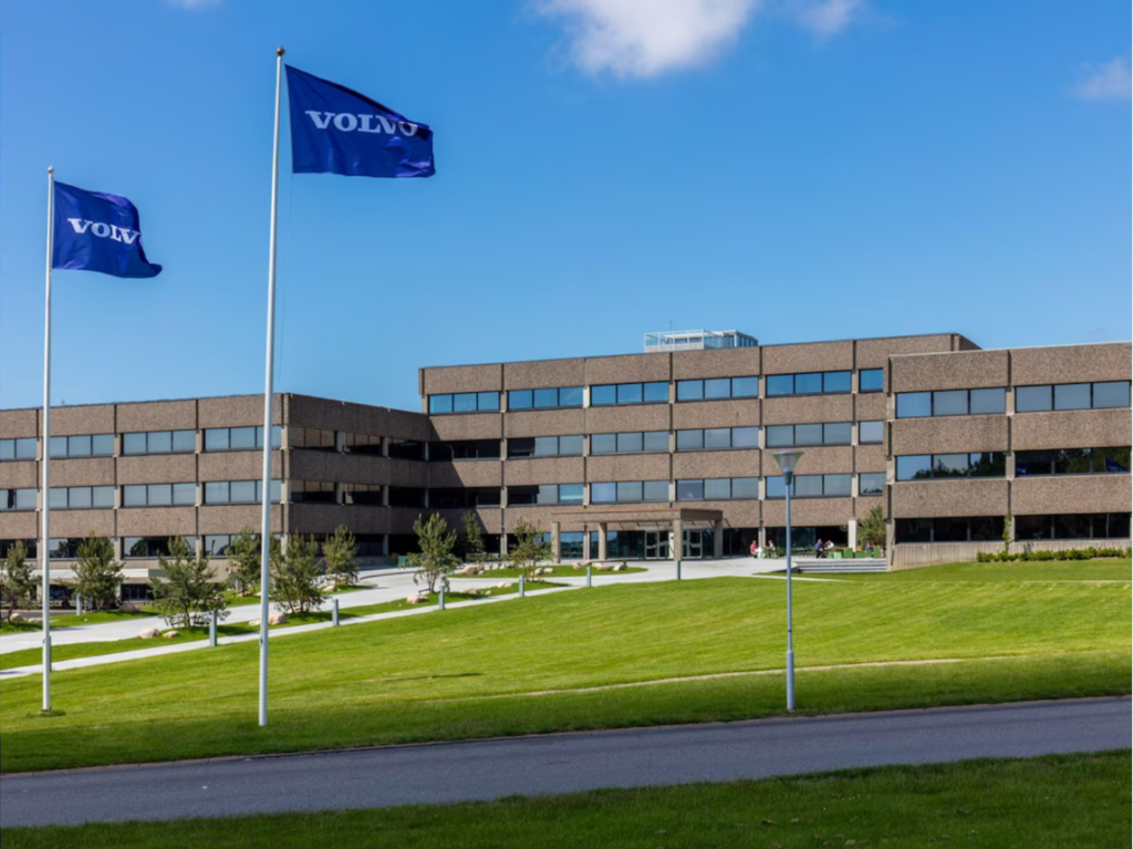 Exterior of Volvo Cars headquarters in Gothenburg, Sweden.