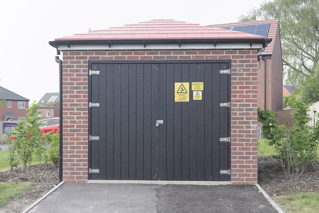 Real electrical substation in Awsworth, England, photographed in May 2026