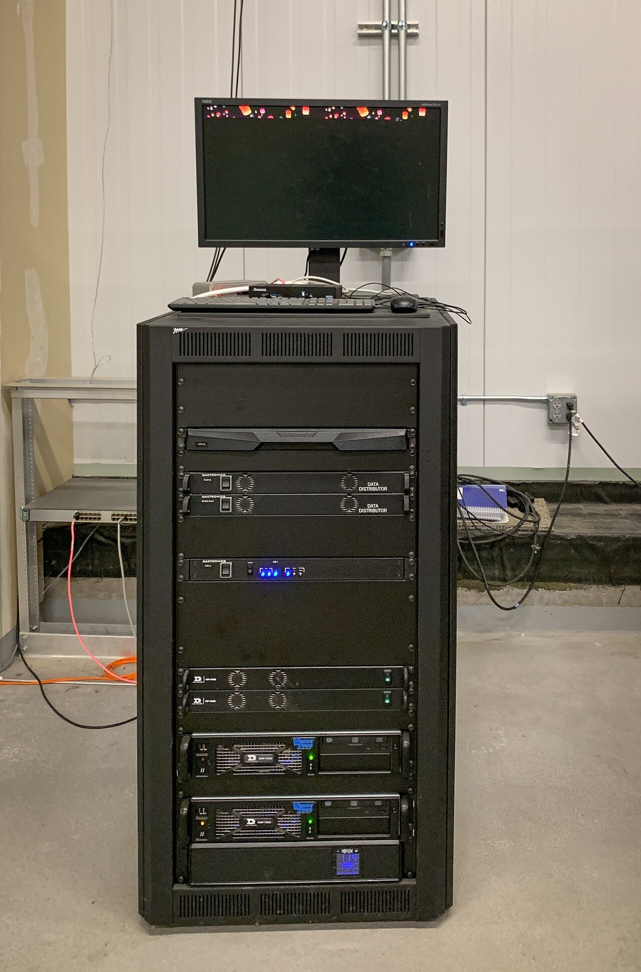 Server rack photographed by Tony Webster